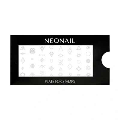 Abbildung von NEONAIL Stamping Plate 13 Platte Schablonen Nail Art Nageldesign Nagel Stempel Schablone French Nails Nagelkunst