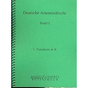 Abbildung von Deutsche Armeemärsche: Parademärsche für Fußtruppen. Band 1. Blasorchester. Tenorhorn in B I.