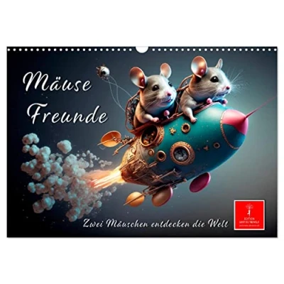 Abbildung von Mäuse Freunde (Wandkalender 2025 DIN A3 quer), CALVENDO Monatskalender