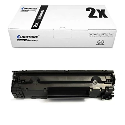 Abbildung von 2X Eurotone Toner kompatibel für Canon MF229dw MF226dn MF236n MF216n LBP151dw MF244dw MF217w MF249dw MF231 MF211 MF237w MF212w MF227dw, 737 9435B002 Black