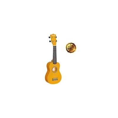 Abbildung von Stagg 25019671 US LEMON Soprano Ukulele mit Tasche