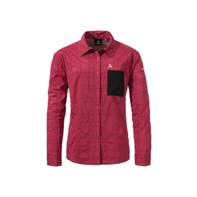 Abbildung von Schöffel Blouse Style Jalpuh WMS Damen (Dunkelrot 36 Größe)