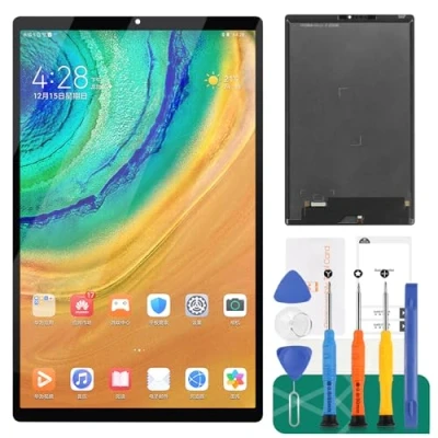 Abbildung von SRJTEK für Lenovo M10 Plus LCD Display Bildschirm Ersatz TB X606 Touch Digitizer Assembly X606F Reparaturteile Kits (schwarz)