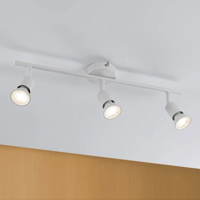 Abbildung von Paulmann 66765 Spotlight Carolina 3 flammig max. 3x10 Watt Deckenleuchte Weiß matt Spot Metall GU10 Deckenstrahler ohne Leuchtmittel