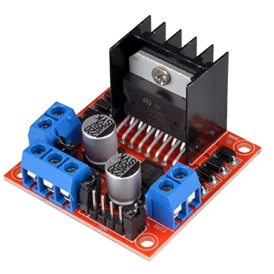 Abbildung von Fasizi Mini Stepper Motor Drive Controller Board Modul L298N Dual H Bridge DC für Arduino Smart Car Robot