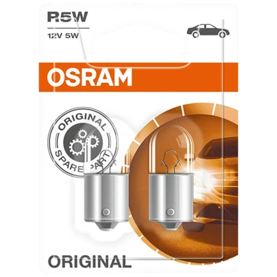 Abbildung von OSRAM ORIGINAL LINE 5007 02B Glühlampe, Blinkleuchte 12 5 R5W VOLKSWAGEN: Touran I, Polo IV Schrägheck, MERCEDES BENZ: Sprinter 3 T Kastenwagen
