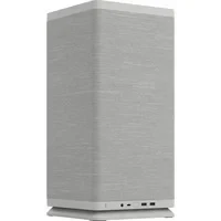 Abbildung von Fractal Design Mood Light Gray PC Case Sleek Fabric Design, 180mm Top Fan, Conceals 325mm Graphics Card, m ITX Motherboard Compatible, Easy Access Build, Efficient Cooling