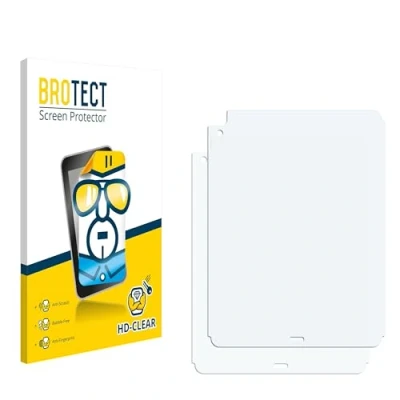 Abbildung von BROTECT (2 Stück Schutzfolie für Apple iPad Air 5 WiFi Cellular 2022 (Rückseite, 5. Gen.) Displayschutz Folie Ultra Klar