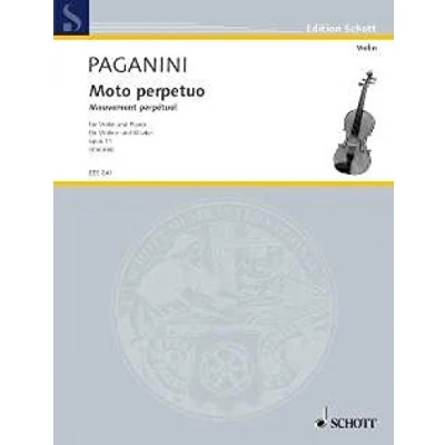 Abbildung von Moto perpetuo: op. 11. Violine und Klavier.: violin and piano. (Edition Schott)