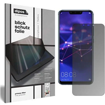 Abbildung von dipos I Blickschutzfolie matt kompatibel mit Huawei Mate 20 Lite Sichtschutz Folie Display Schutzfolie Privacy Filter