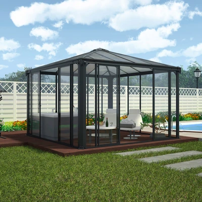 Abbildung von Canopia by Palram Ledro 3600 Gazebo 360x360 cm Pavillon