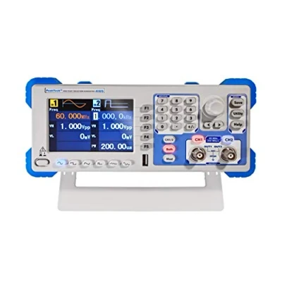 Abbildung von PeakTech 4165 1µHz 65MHz Arbitrary Waveform Generator, 2 Kanal Arbiträrgenerator, 200 MHz Frequenzzähler, Arbiträrer Funktionsgenerator, AM, FM, PM, PWM, FSK, TFT Farbdisplay, Sweep/Burstfunktion