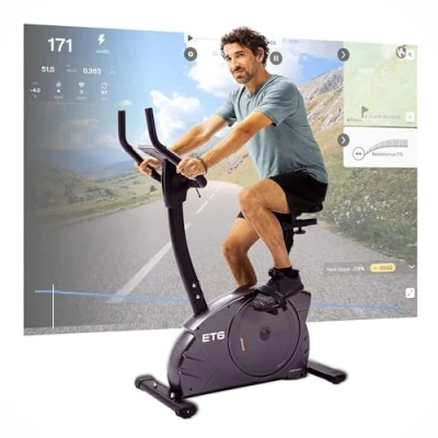 Abbildung von Christopeit Sport Ergometer Heimtrainer ET 6 new 24 Stufig, bis 150kg Gewicht, 12kg Magnet Bremssystem, LCD Display