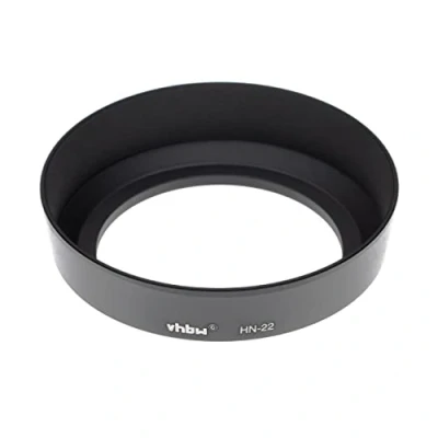 Abbildung von vhbw Gegenlichtblende 62mm Ersatz für Nikon HN 22 Objektiv Metall Streulichtblende schwarz