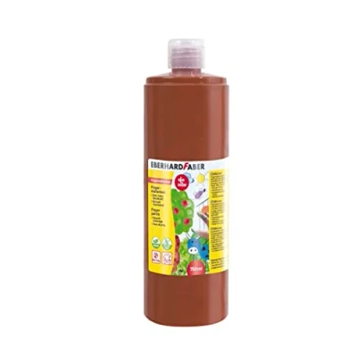 Abbildung von Eberhard Faber 578976 Fingerfarbe EFA Color, rötel, 750 ml, schnelltrocknend und auswaschbar