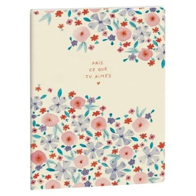 Abbildung von Exacompta 2105045E Notizbuch Green Julie Adore Dots 15 x 21 cm Motiv &quot;Mach was du liebst&quot;