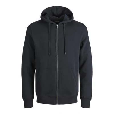Abbildung von JACK&amp;JONES PLUS Herren Jjebradley Sweat Zip Hood Noos Pls Sweatshirt Jacke, Black, 6XL Größen