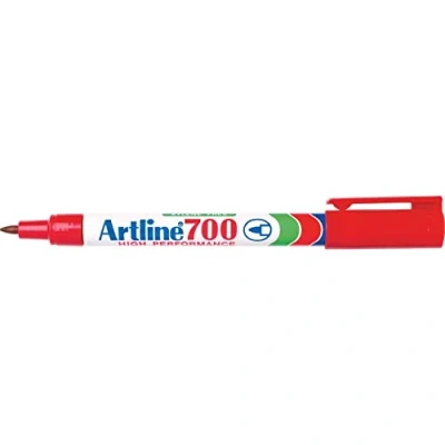 Abbildung von artline 5 Stück Marker 70&quot;, Permanent, dokumentenecht, Aluminiumgehäuse, konische Spitze, 1,5 mm, Schwarz