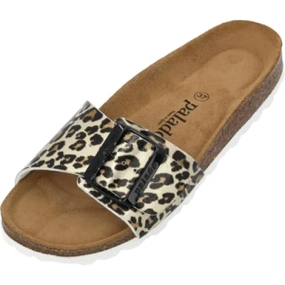 Abbildung von Palado Malta EGS LEO Pantolette flach, Damen, Größe: 41, Beige Schuhe