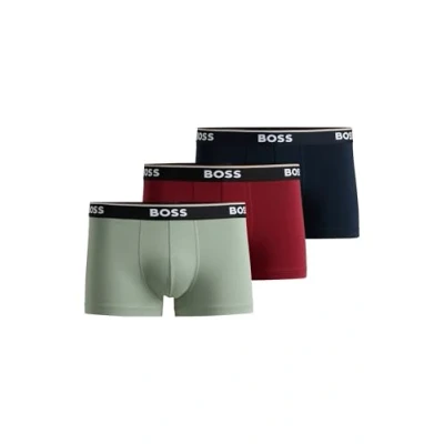 Abbildung von BOSS Trunk Power 3 PACK Panties, Herren, Größe: XXL, Patterned