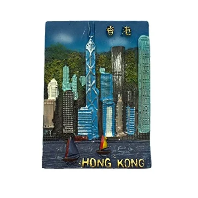 Abbildung von wedaredai 3D Kühlschrank Magnet, Hongkong Tourist Souvenirs, Attraction Creative Home und Küche Dekoration
