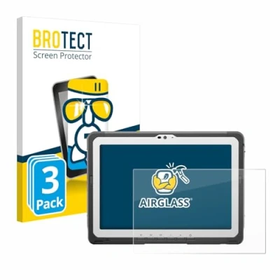 Abbildung von BROTECT Schutzglas für Panasonic Toughbook FZ A3 (3 Stück) Schutzfolie Panzer Folie Glas [Extrem Kratzfest 9H, Anti Fingerprint, Ultra Transparent]