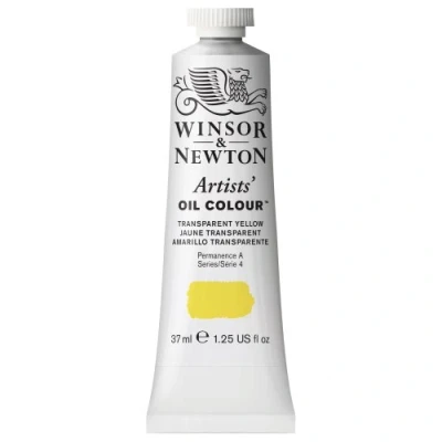 Abbildung von Winsor &amp; Newton 1214653 Artists Ölfarbe 37ml Tube, Künstler mit höchstmöglicher Pigmentierung, höchste Lichtechtheit Transparentgelb