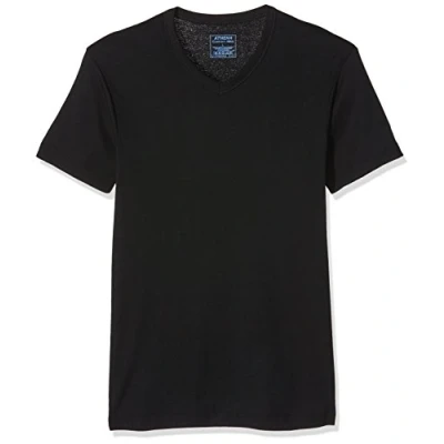 Abbildung von ATHENA Herren l220 Unterhemd, Schwarz, XXL (2er Pack)
