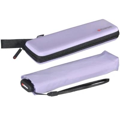 Abbildung von Knirps® Taschenregenschirm US.050 Ultra Light Slim Manual im stabilen Etui, extrem leicht und super kompakt