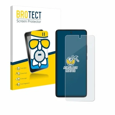 Abbildung von BROTECT Entspiegelungs Schutzglas für Motorola Edge 30 Schutz Folie Panzerfolie Glas Matt [Extrem Kratzfest 9H, Anti Reflex, Fingerprint]