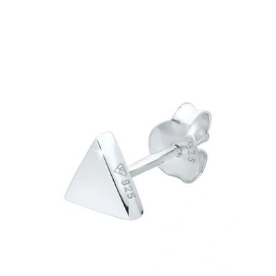 Abbildung von Elli Single Triangle Ohrringe, Damen, Größe: One Size, Silber