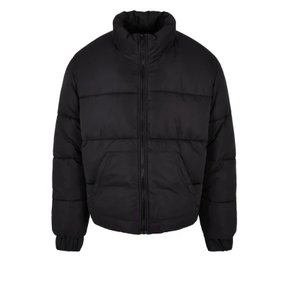 Abbildung von Urban Classics Cropped Puffer Jacket Winterjacke, Herren, Größe: Medium, Black