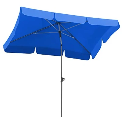 Abbildung von Schneider Sonnenschirm Locarno, royalblau, 180 x 120 cm rechteckig, 718 79, Gestell Stahl, Bespannung Polyester, 2.3 kg