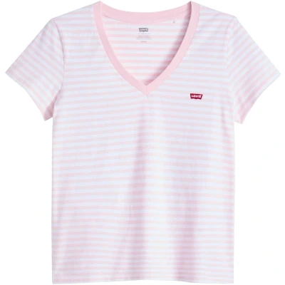 Abbildung von Levi&#039;s Perfect V NECK Tshirt print, Damen, Größe: Small, potpourri