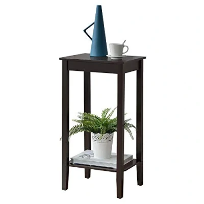 Abbildung von en.casa Beistelltisch, »Thun« Sofatisch Telefontisch Kaffeetisch 74x38x30cm Kaffeefarben