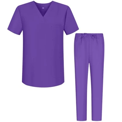 Abbildung von MISEMIYA Unisex Schrubb Set Medizinische Uniform mit Oberteil und Hose ref.6801 6802 XX Large, Flieder