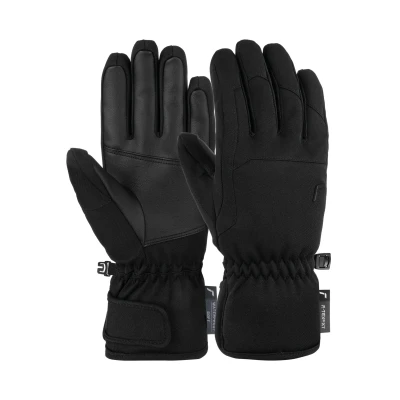 Abbildung von Reusch Keira R TEX XT warme, wasserdichte, Winddichte und atmungsaktive Winterhandschuhe Fingerhandschuhe Sporthandschuhe Skihandschuhe Damen für warme trockene Hände, schwarz, 6,5