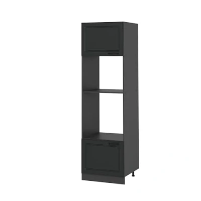 Abbildung von Vicco Mikrowellenumbauschrank R Line, Anthrazit Landhaus, 60 cm