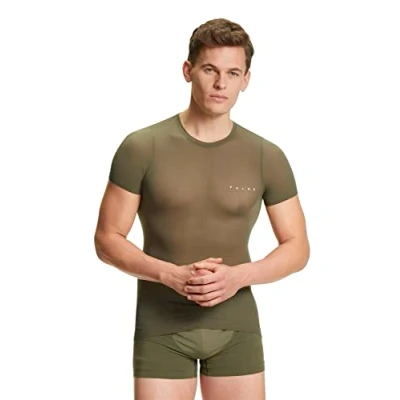 Abbildung von Falke Kurzarm Ultralight COOL Unterhemd/shirt, Herren, Größe: XL, Herb