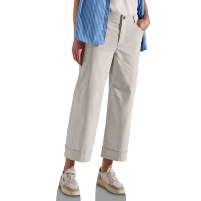 Abbildung von Street One Straight Stoffhose, Damen, Größe: 46x28, Beige