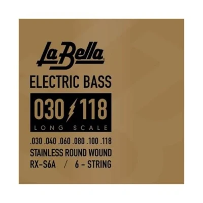 Abbildung von La Bella Strings »RX SERIES Stainless Steel RX S6A 6 String E BASS« Saiten für Bass 030 118