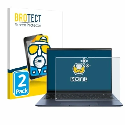 Abbildung von BROTECT Entspiegelungs Schutzfolie für ASUS ZenBook S 13 OLED UM5302 (2 Stück) Matte Displayschutz Folie, Anti Reflex, Fingerprint