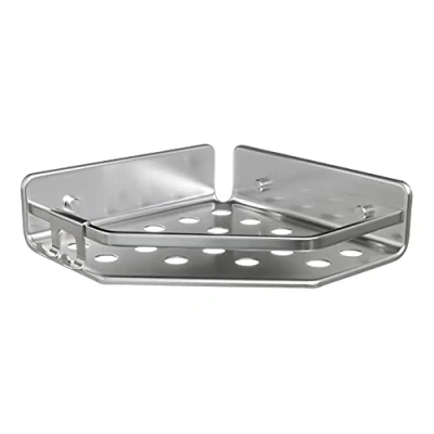 Abbildung von TATAY Eckkorb Model Serenity, Aluminium, Farbe Chrome. Mabe 20 x 5.5 cm