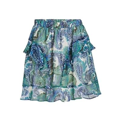 Abbildung von VILA HIGH Waist Alinienrock Lapis blue, Damen, Größe: 38, blue