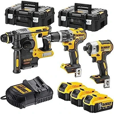 Abbildung von DEWALT. 18V COMBO DCD796 + DCF887 DCH273 3x4,0Ah 2xTSTAK II DCK368P3T