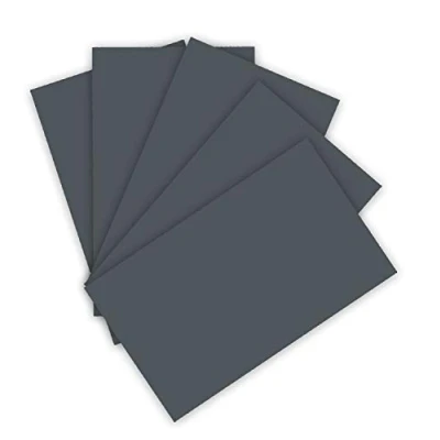 Abbildung von folia 6388 Tonpapier 130 g/m², Tonzeichenpapier in anthrazit, DIN A3, 50 Bogen, als Grundlage für zahlreiche Bastelarbeiten