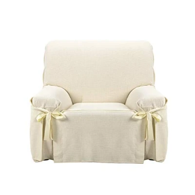 Abbildung von Martina Home Corfu Sofabezug mit Schleife, Beige, 1 Quadratisch