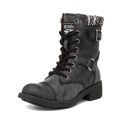 Abbildung von Rocket Dog Damen Thunder Combat Boots, Schwarz (Black AG7), 41 EU