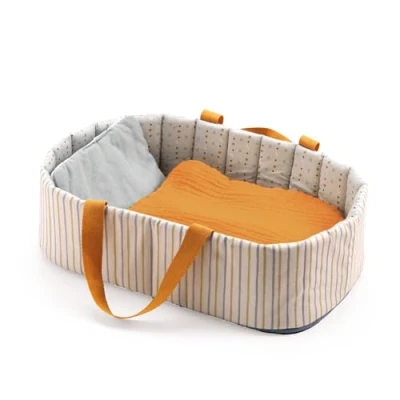 Abbildung von DJECO Puppen Tragetasche POMEA Puppentragetasche mit Decke und Kopfkissen