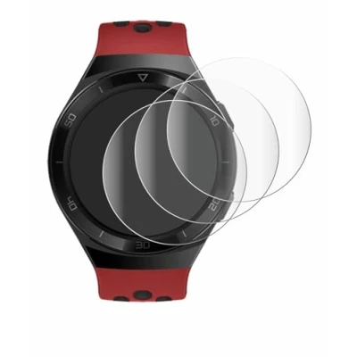 Abbildung von Savvies 4 Stück Full Screen Schutzfolie für Huawei Watch GT 2e Cover Displayschutz Folie [3D Curved, Transparent, Anti Fingerabdruck]